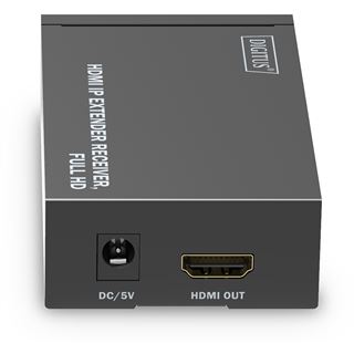 Digitus HDMI IP Extender Receiver Full HD schwarz