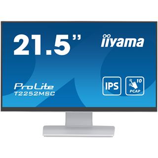 21,5" (54,61cm) iiyama ProLite T2252MSC-W2 Weiß 1920x1080