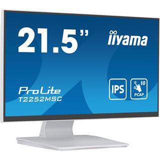 21,5" (54,61cm) iiyama ProLite T2252MSC-W2 Weiß 1920x1080