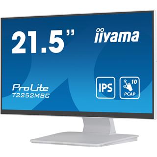 21,5" (54,61cm) iiyama ProLite T2252MSC-W2 Weiß 1920x1080