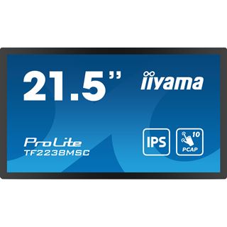 21,5" (54,61cm) iiyama ProLite TF2238MSC-B1 schwarz 1920x1080