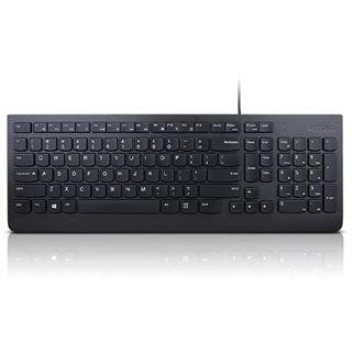 Lenovo Essential - Tastatur - USB - US mit Euro-Symbol - Schwarz -