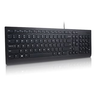 Lenovo Essential - Tastatur - USB - US mit Euro-Symbol - Schwarz -