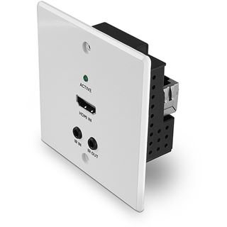 70.00m Lindy Cat.6 HDMI 4K60 HDBaseT UK Wall Plate Ext/Transmit