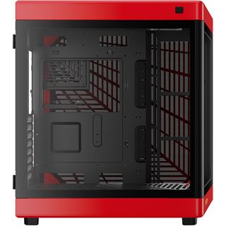 Gamdias Neso P1 BR Midi Tower ohne Netzteil schwarz/rot