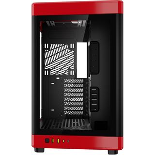 Gamdias Neso P1 BR Midi Tower ohne Netzteil schwarz/rot
