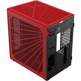 Gamdias Neso P1 BR Midi Tower ohne Netzteil schwarz/rot