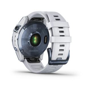 Garmin fenix 7 Sapphire Solar weiss/blau Titan