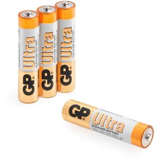 GP Batteries Ultra Alkaline Batterie AAA Micro 1,5V 4er Blister