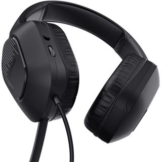 TRUST GXT415 ZIROX GAMING HEADSET 24990 mit Kabel Mikrofon schwarz