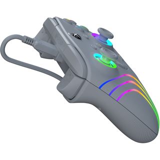 PDP Controller kabelgebunden Afterglow Wave grau XBOX Serie