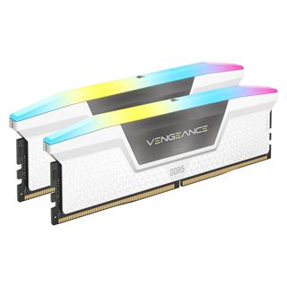 64GB Corsair Vengeance RGB wei&szlig; DDR5-5600 DIMM CL36 Dual Kit