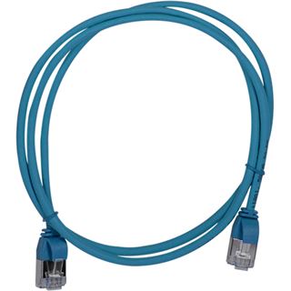 (&euro;2,45*/1m) 2.00m LogiLink Cat. 6a Patchkabel Slimline RJ45