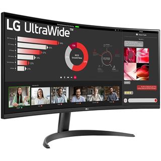 34" (86,36cm) LG Electronics Curved UltraWide 34WR50QC-B schwarz