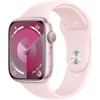 APPLE Watch Series 9 GPS 45mm Pink Aluminium Case with Light Pink