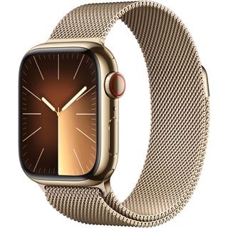 APPLE Watch Series 9 GPS + Cellular 41mm Gold Stainless Steel Case