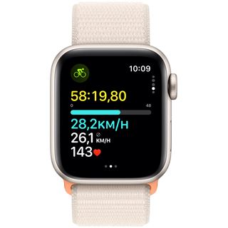 APPLE Watch SE GPS 40mm Starlight Aluminium Case with Starlight Sport