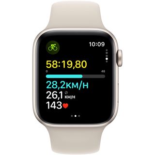 APPLE Watch SE GPS 44mm Starlight Aluminium Case with Starlight Sport