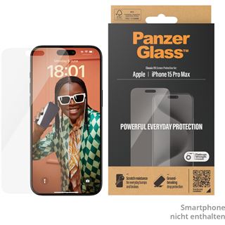 PanzerGlass SP iPhone 15 Pro Max Classic Fit