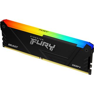 32GB Kingston FURY Beast RGB DDR4-2666 DIMM CL16 Single