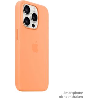 Apple iPhone 15 Pro Silicone Case with MagSafe - Orange Sorbet