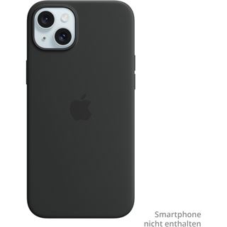 Apple iPhone 15 Plus Silicone Case with MagSafe - Black