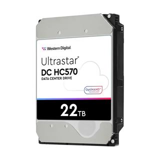 22TB WD Ultrastar DC HC570 8,9cm 3,5Zoll 26.1MM 22TB 512MB 7200RPM