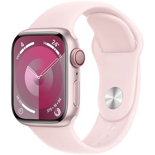 Apple Watch Series 9 GPS + Cellular 41mm Pink Aluminium Case with