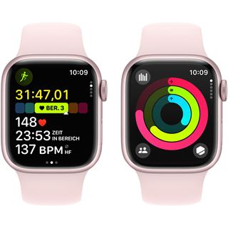 Apple Watch Series 9 GPS + Cellular 41mm Pink Aluminium Case with