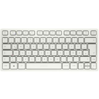 CHERRY KW 7100 Mini BT Bluetooth Deutsch weiß (kabellos)