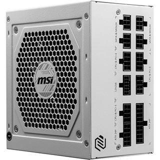 850 Watt MSI MAG A850GL, weiß Modular 80+ Gold