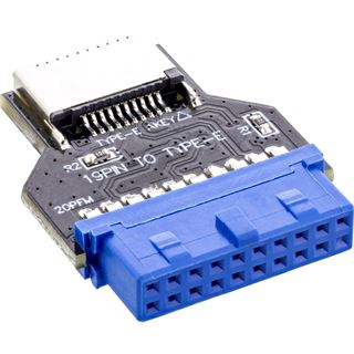 InLine USB 3.0 Mainboard zu USB 3.2 Typ-E Key-A Adapter intern