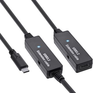 (&euro;3,59*/1m) 10.00m InLine USB3.2 Verl&auml;ngerungskabel USB 3.2