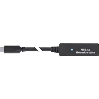 (&euro;3,18*/1m) 5.00m InLine USB3.2 Verl&auml;ngerungskabel USB C