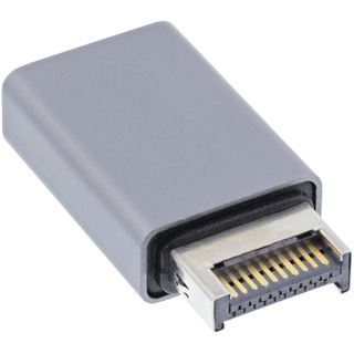 InLine USB 3.2 Adapter, intern USB-E Frontpanel Stecker zu USB-A