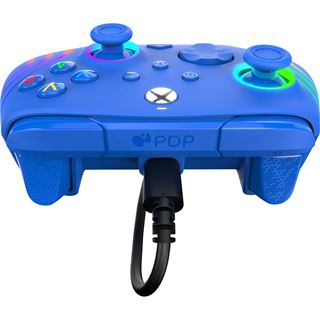 PDP Controller kabelgebunden Afterglow Wave blau XboxSeriesX