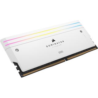 32GB Corsair Dominator Titanium RGB weiß DDR5-6400 DIMM CL32