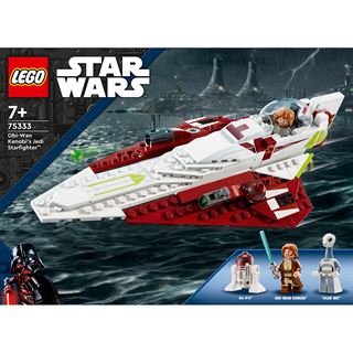 LEGO Star Wars 75333 Obi-Wan Kenobis Jedi Starfighter, Raumschiff Set