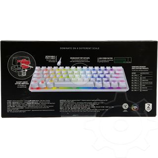 Razer Huntsman Mini Mercury Gaming Tastatur, optische Switches -