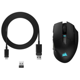 Corsair Scimitar Elite USB 2.4GHz Bluetooth schwarz (kabellos)