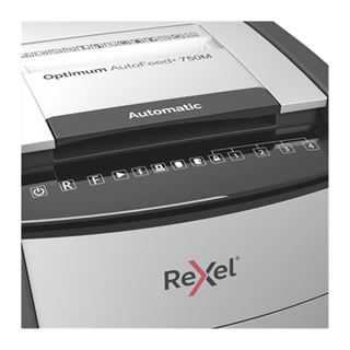 REXEL Aktenvernichter Optimum 750M P5/2x15/750 Blatt/140l/Klamm/Kred/
