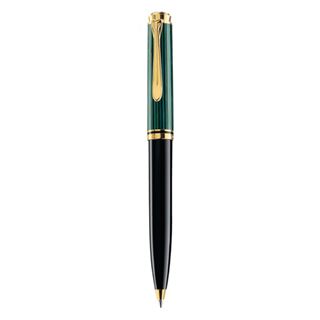 Pelikan Souverän K600 Kugelschreiber – Schwarz/grün, Handgefertigt, Edles Design – Mit 3 Jahren Garantie