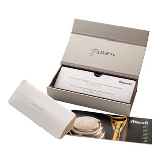 Pelikan Füllhalter M400 Schildpatt-Weiß F Geschenkbox