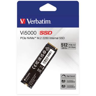 512GB Verbatim Vi5000 M.2 2280 PCIe 4.0 x4 3D-NAND TLC (31825)