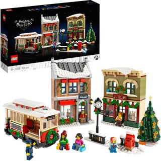LEGO Icons 10308 Weihnachtlich geschmückte Hauptstraße,
