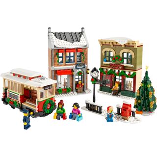 LEGO Icons 10308 Weihnachtlich geschmückte Hauptstraße,