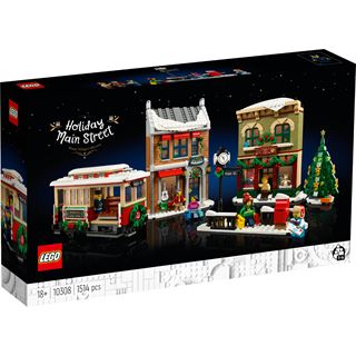 LEGO Icons 10308 Weihnachtlich geschmückte Hauptstraße,