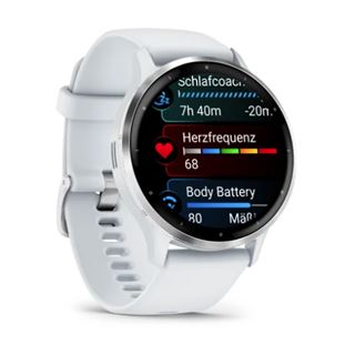Garmin Venu 3 Smartwatch steinweiss/silber