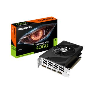 8GB Gigabyte GeForce RTX 4060 D6 Aktiv PCIe 4.0 x16 (x8) (Retail)