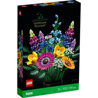 LEGO Botanicals 10313 Wildblumenstrauß, Heimdeko Blumen-Set